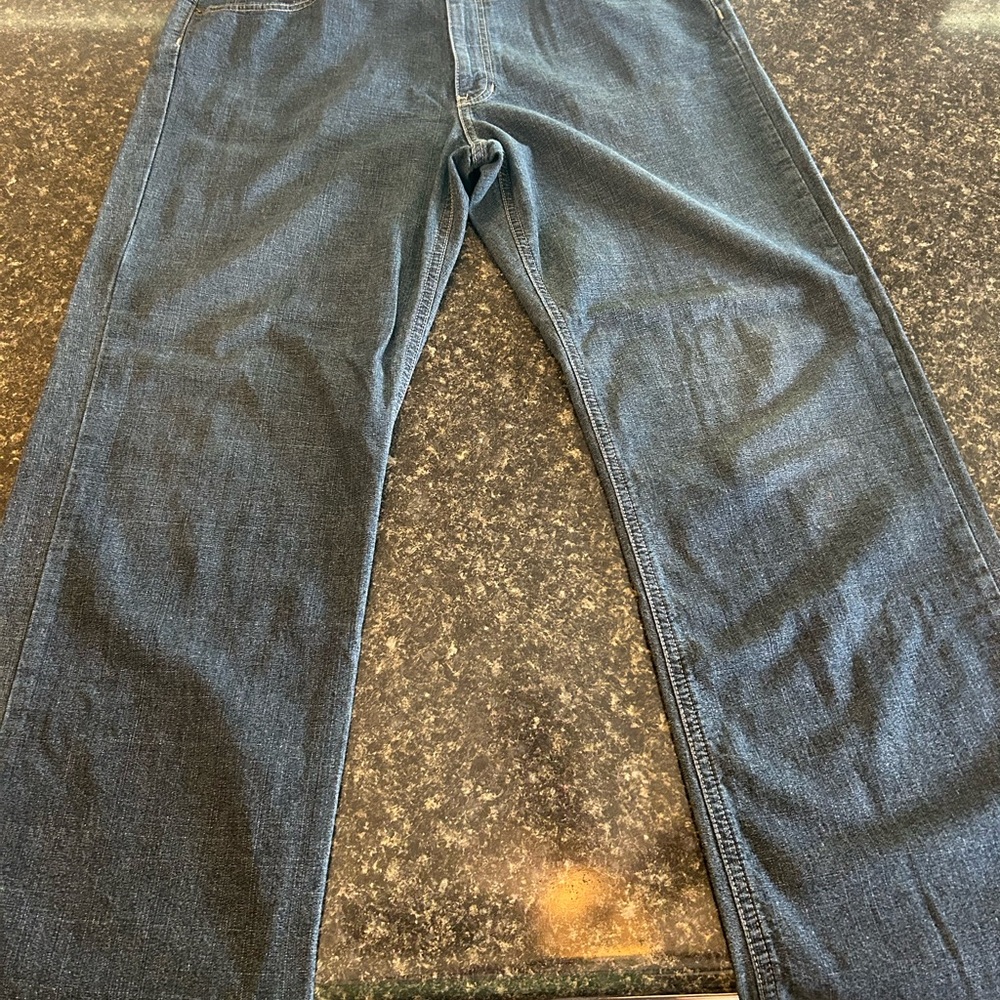 DKNY Men's Dark Blue Straight Jeans